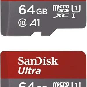 SanDisk 64GB X2 (128GB) MicroSDXC Ultra Uhs-1 Memory Card