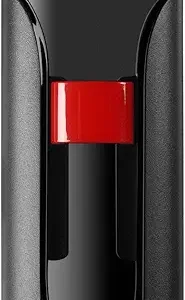 SanDisk 64GB Cruzer Glide USB 2.0 Flash Drive – SDCZ60-064G-B35, Black