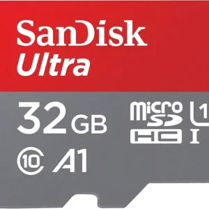 SanDisk 32GB (Pack of 2) Ultra microSDHC UHS-I Memory Card (2x32GB) with Adapter – SDSQUA4-032G-GN6MT [New Version]
