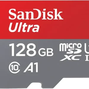 SanDisk 128GB (2-Pack) Ultra microSDXC UHS-I Memory Card (2x128GB) with Adapter – SDSQUAB-128G-GN6MT [New Version]