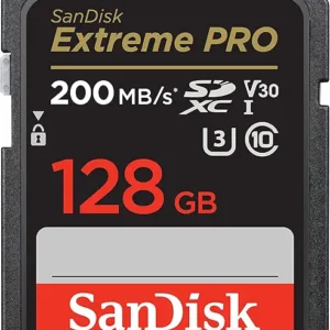SanDisk 128GB Extreme PRO SDXC UHS-I Memory Card – C10, U3, V30, 4K UHD, SD Card – SDSDXXD-128G-GN4IN
